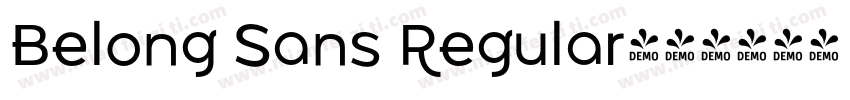Belong Sans Regular字体转换